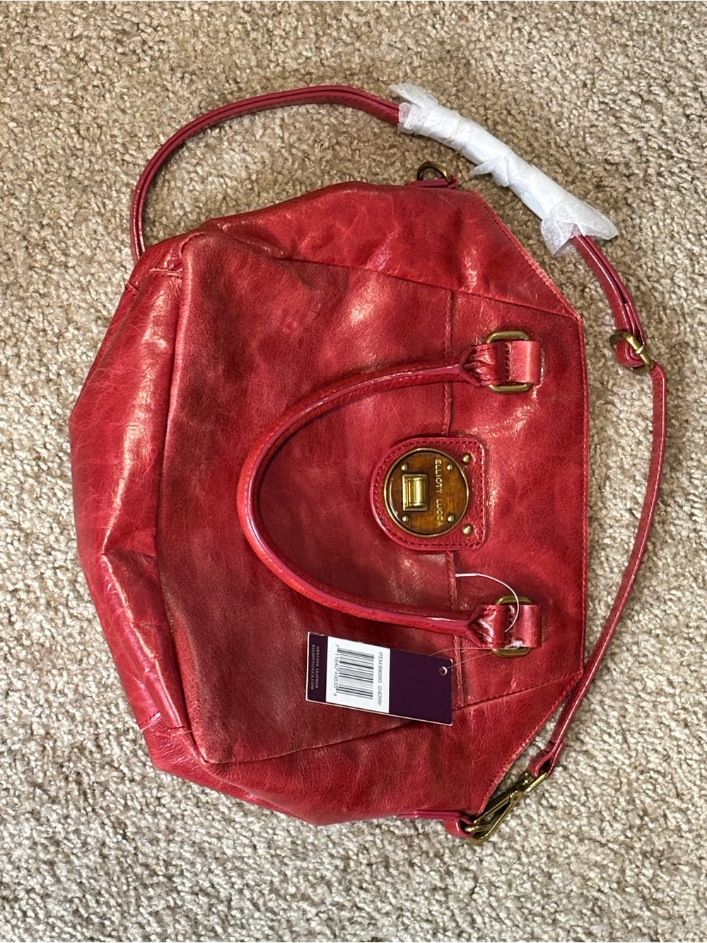 Elliot Luca Red Y2K Luxury Bag